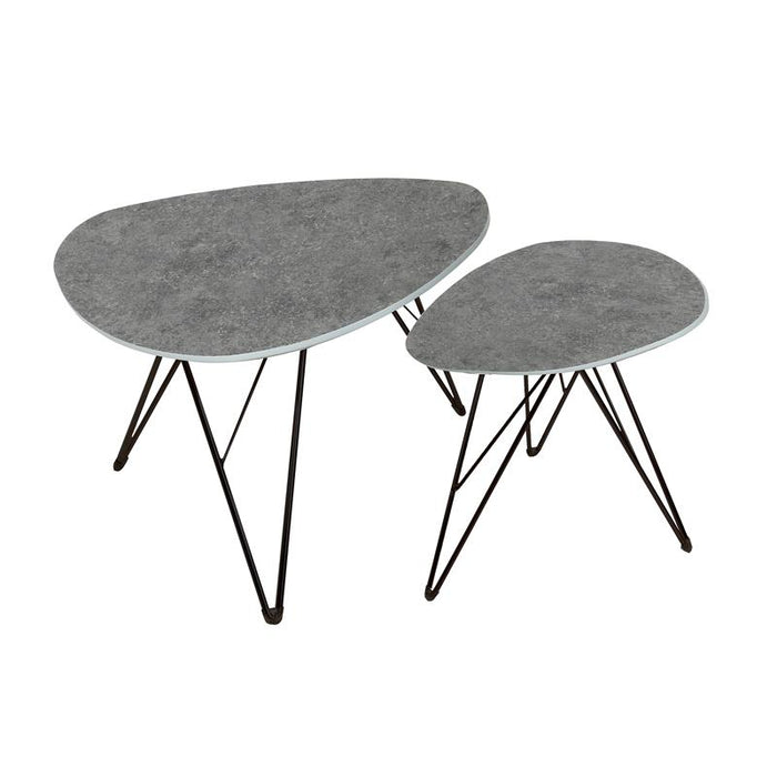 Otto Coffee Table Triangle - Grey Concrete Dark