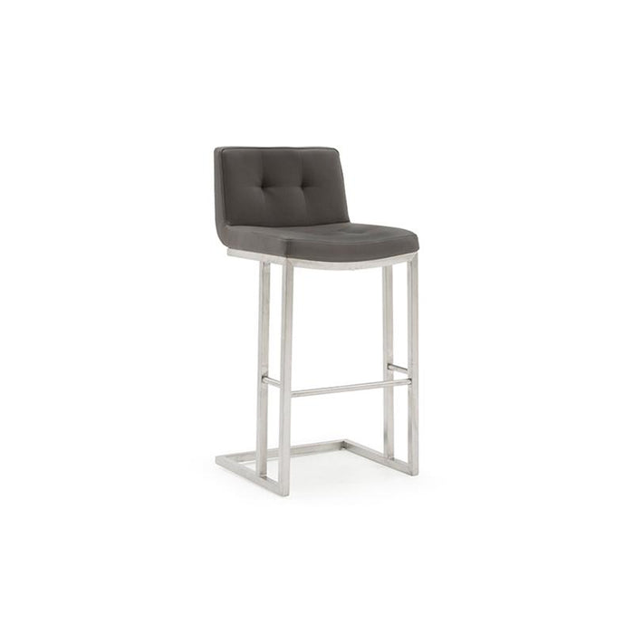 Elstra Bar Chair - Grey PU (Sold in boxes of 2)