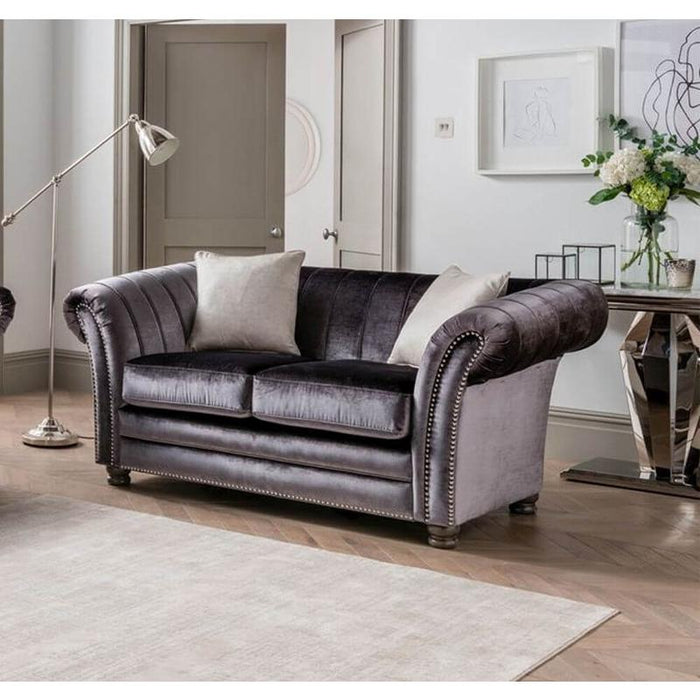 Giselle 2 Seater - Charcoal - 2 Scatters