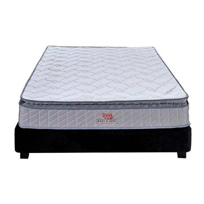 Body and Soul - Vitality Pillow Top 4'6 Mattress - New Width 1370mm