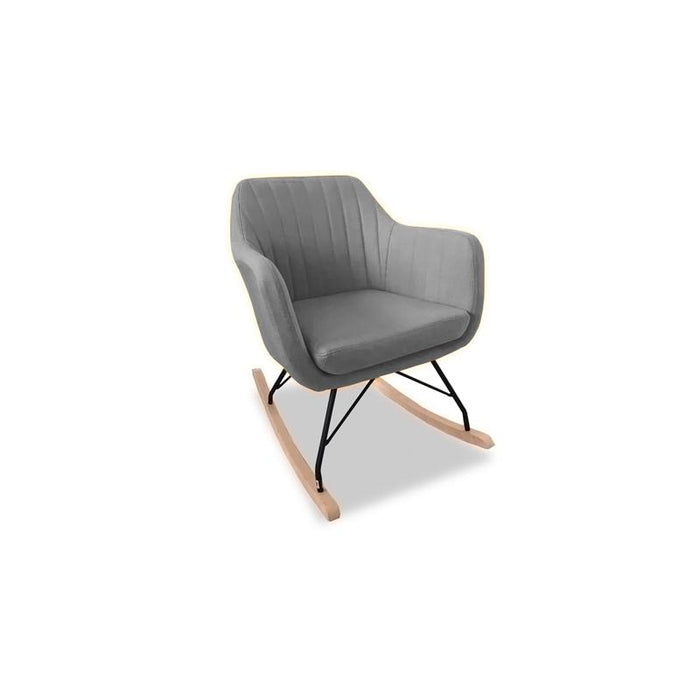 Katell Rocking Chair - Light Grey