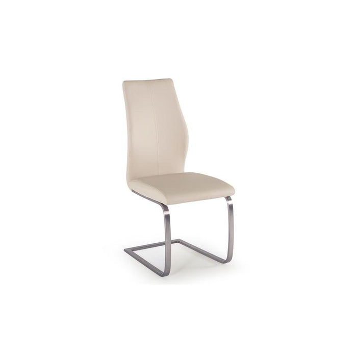 Irma Dining Chair - Brushed Steel Taupe (2/Box)