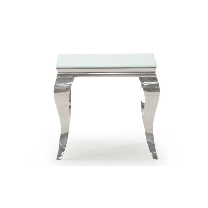 Louis Lamp Table - White