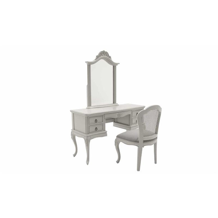 Camille Dressing Table and Mirror - Grey