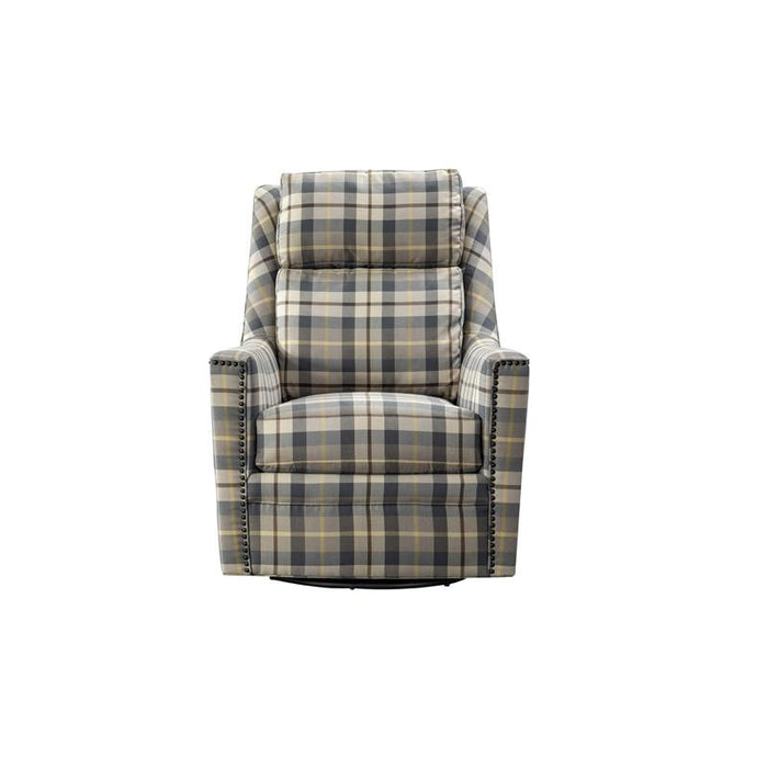 Canterbury Swivel Chair - Oxford Check