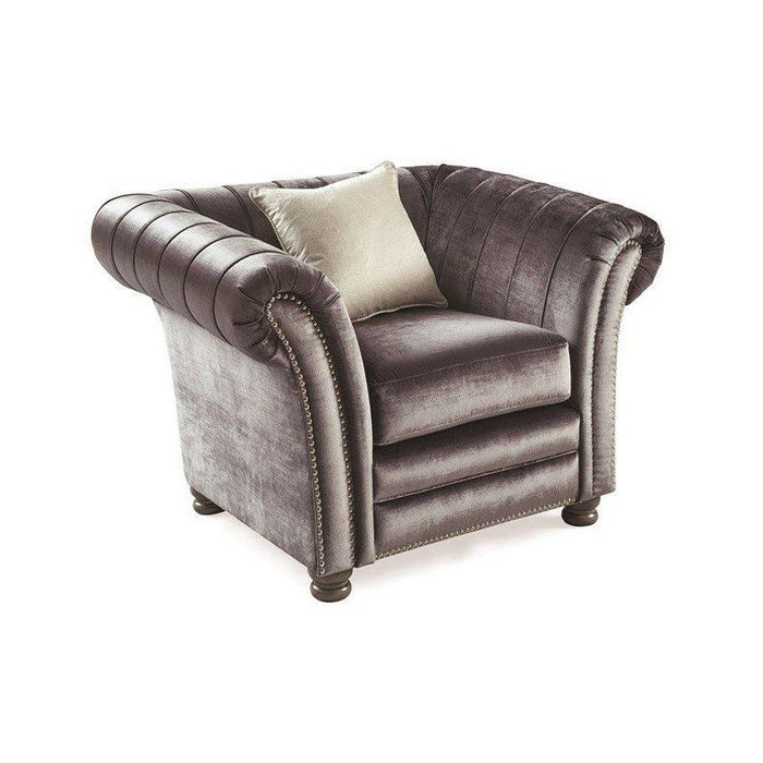 Giselle 1 Seater - Charcoal - 1 Scatter