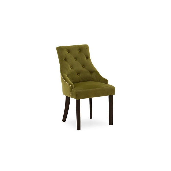 Hobbs Dining Chair - Velvet Moss Wenge Leg (2/Box)