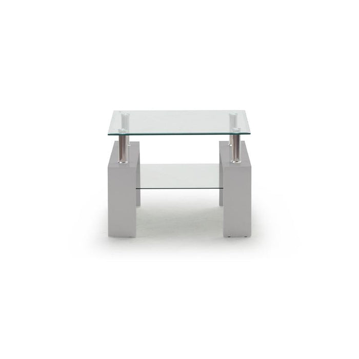 Calico Lamp Table - Grey