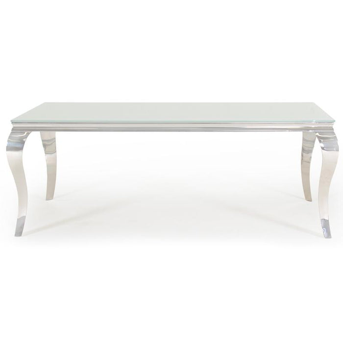 Louis Dining Table - White 2000mm