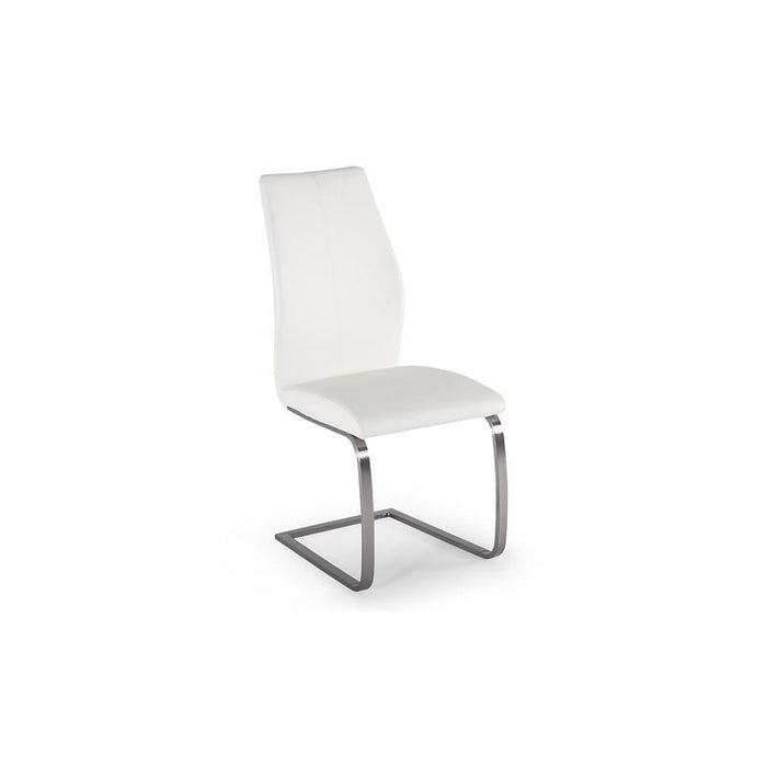 Irma Dining Chair - Brushed Steel White (2/Box)