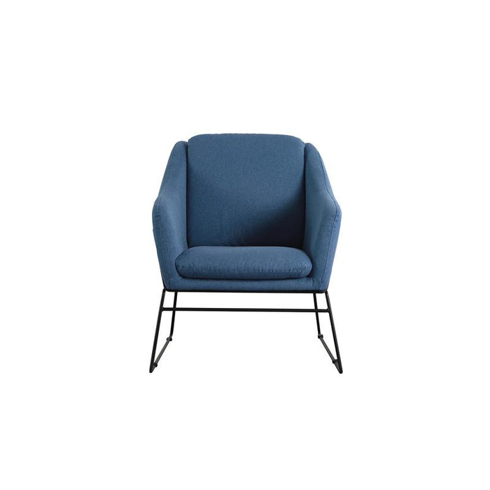 Karl Accent Chair - Woven Blue