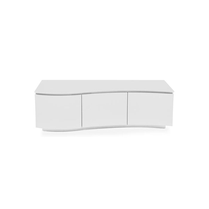 Lazzaro TV Cabinet - White Gloss with LED (Nett)