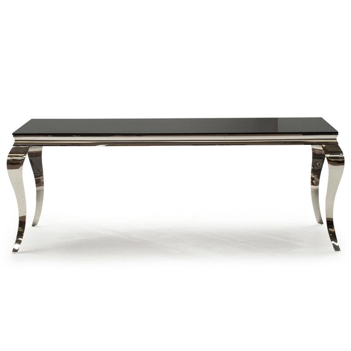 Louis Dining Table - Black 2000mm