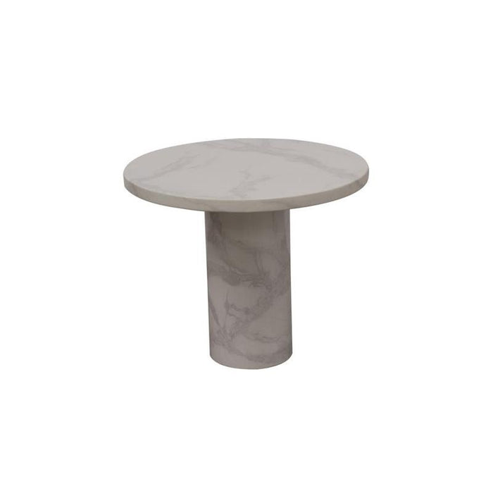 Carra Lamp Table Round - Bone White 650