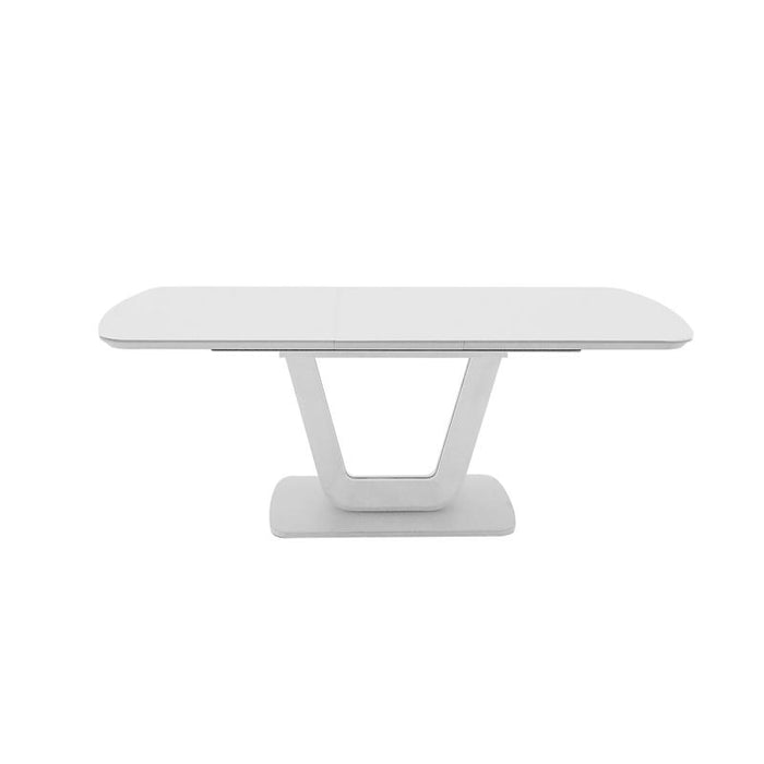 Lazzaro Dining Table Ext - White Gloss 1200/1600 (Nett)