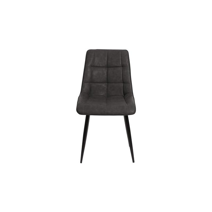 Tessan Dining Chair - Grey PU (2/Box)