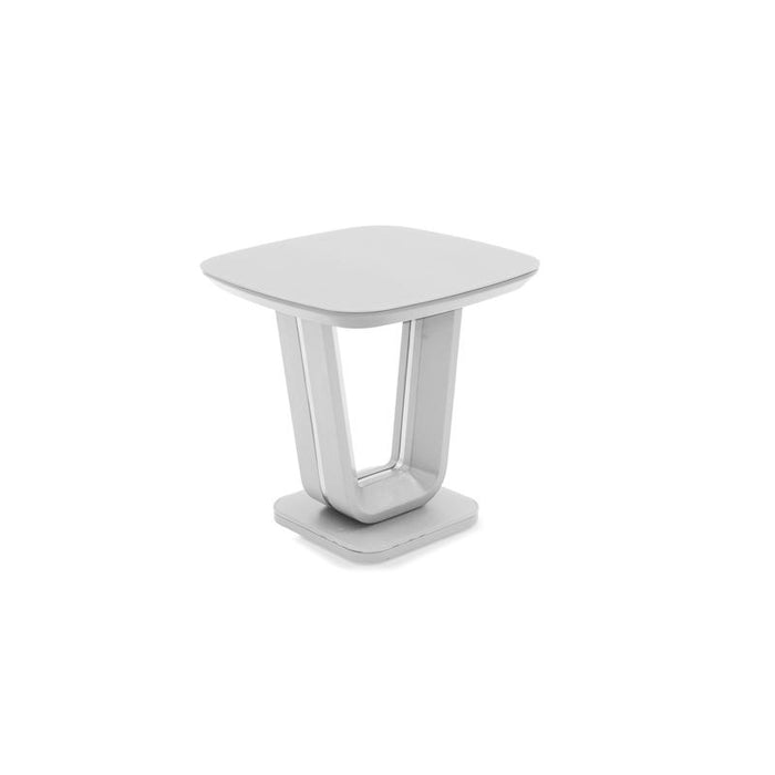Lazzaro Lamp Table - White Gloss 500 (Nett)