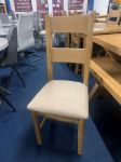 Picture of Stow Natural Oak Padded Seat Dining Chair 