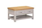 Picture of Roma Painted Coffee table with Drawers 